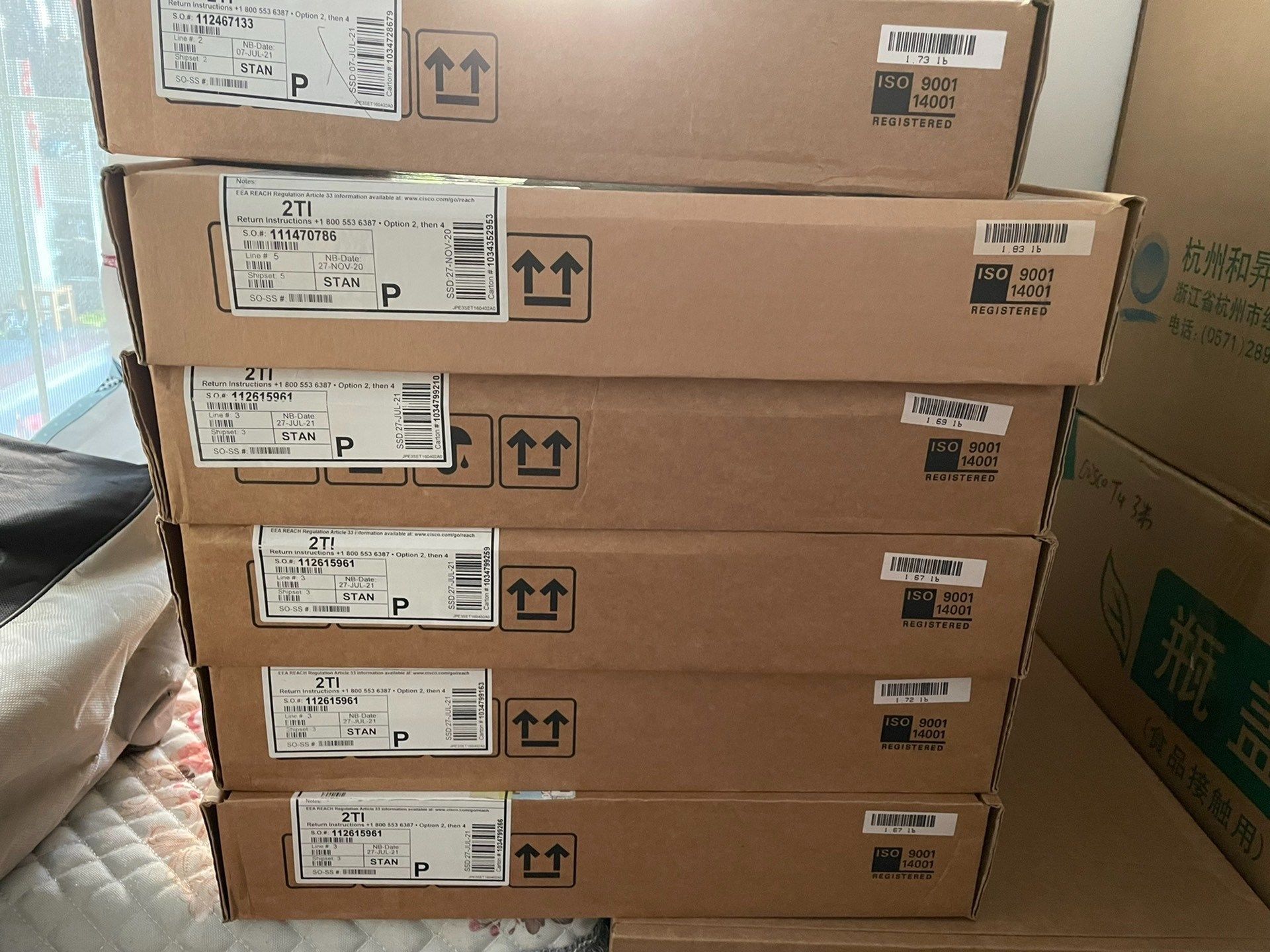 思科stack-t4-50cm/1m/3m,堆叠线,袋装盒装