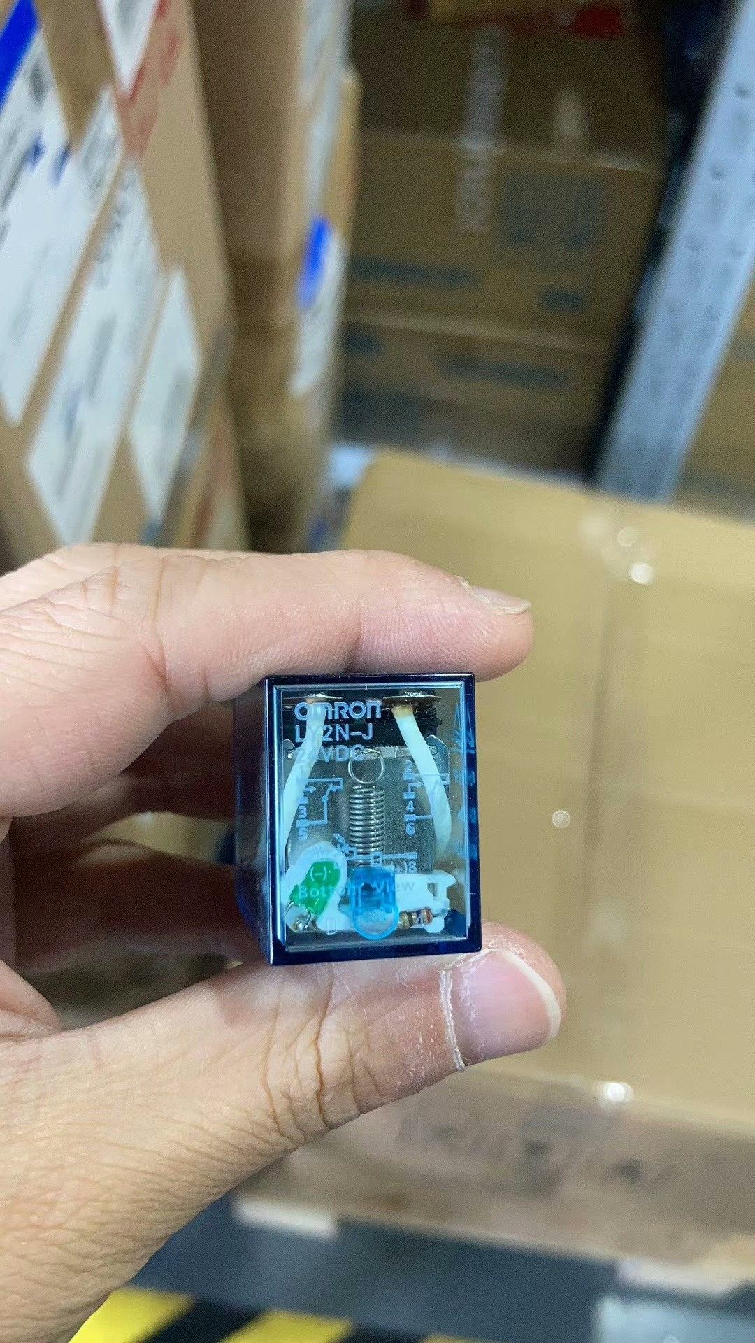 欧姆龙继电器ly2n-j dc24  by omi,全新正品