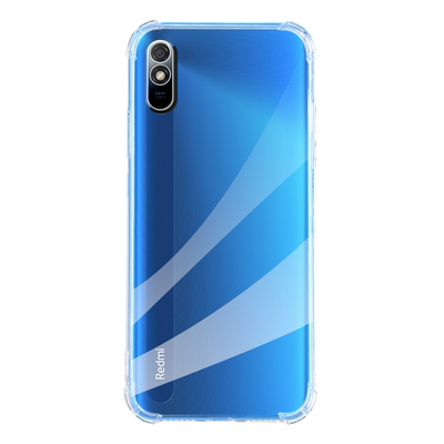 红米9A透明加厚气囊防摔壳