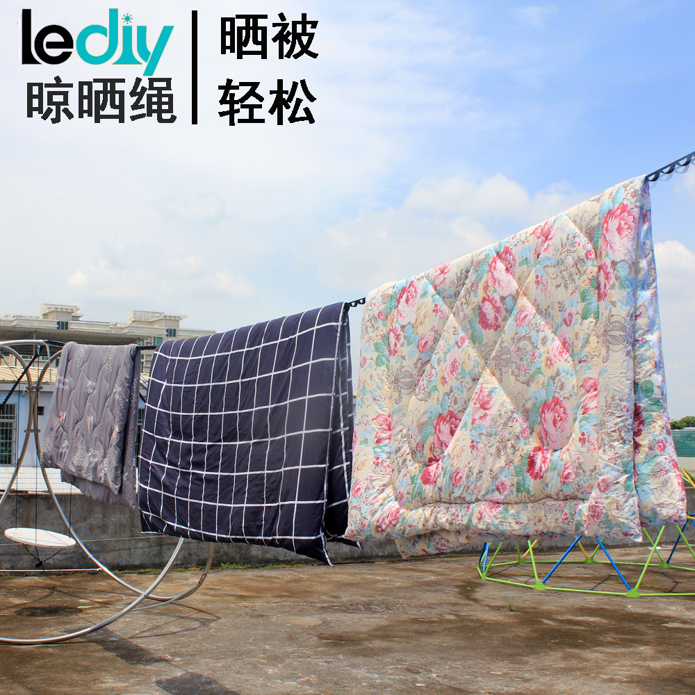 防风防滑百斤承重晾晒挂绳图片