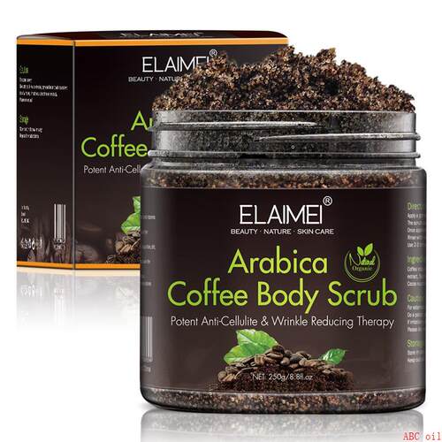 Arabica Coffee Body Scrub Anti-Cellulite咖啡海盐磨砂膏男女用