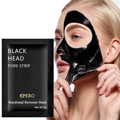 Black Face Mask Blackhead Black Head Remover Acne Peel黑面膜