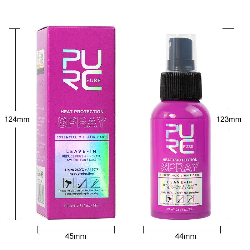 80ML Heat Protectant Spray Thermal and UV Protection Serum