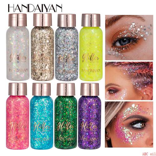 Eye Glitter Nail Hair Body Face Stickers Gel Art Loose Sequi