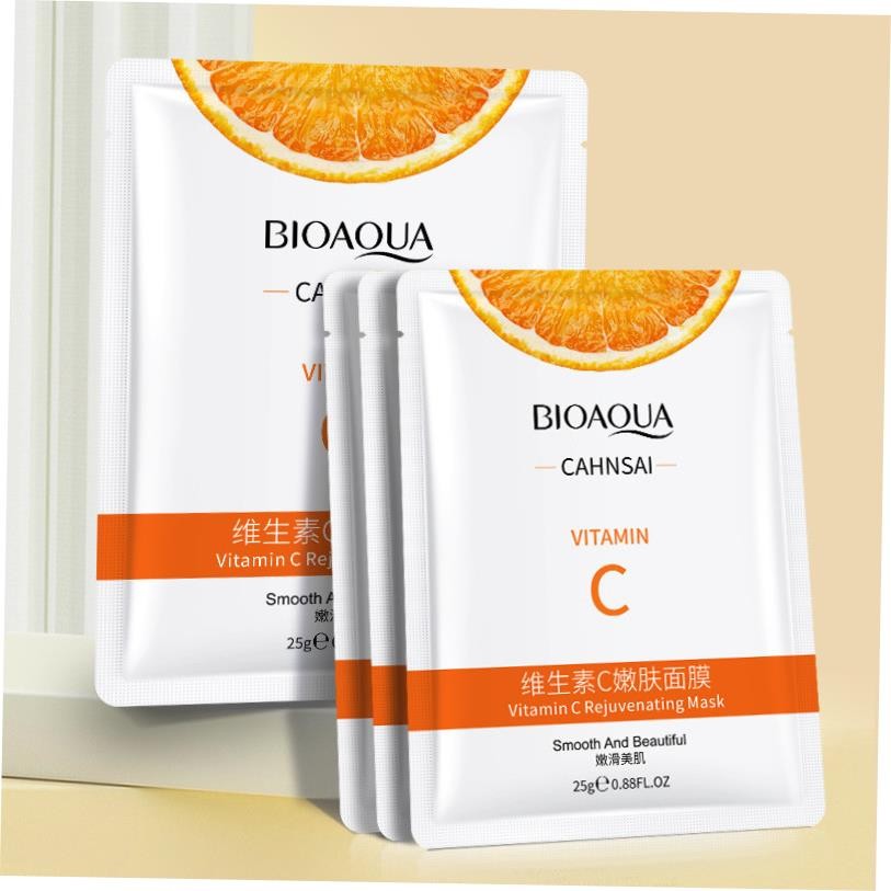10pcs VitaminC whitening Facial Mask skincare维生素C面膜