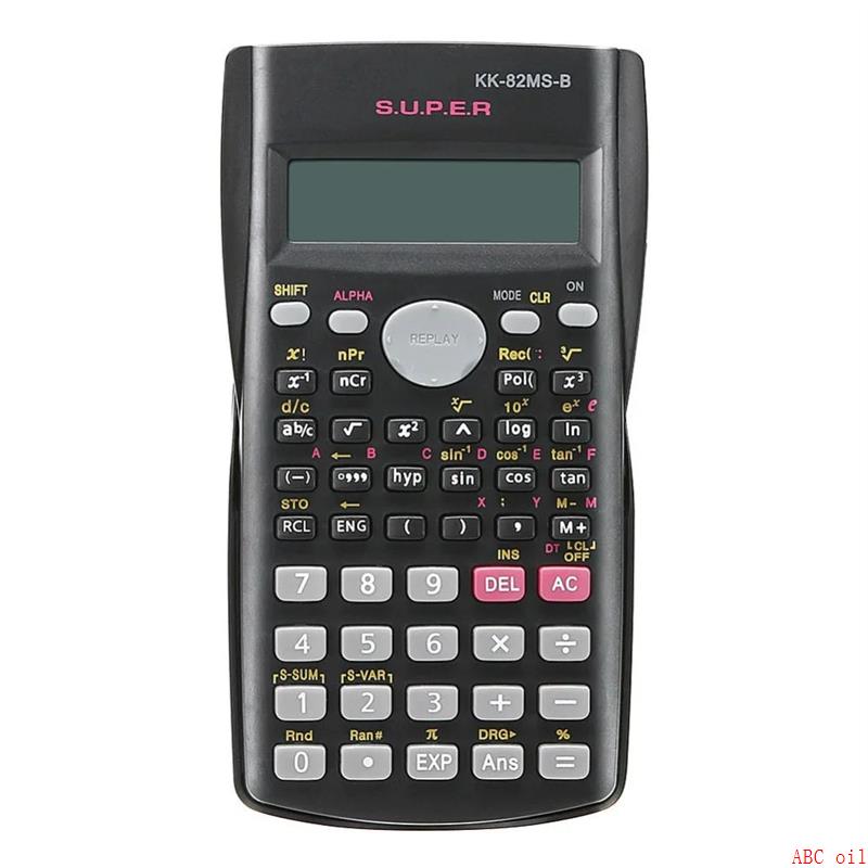 Scientific Calculator with 240 Functions and 2-Line Screen M