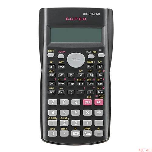 Scientific Calculator with 240 Functions and 2-Line Screen M
