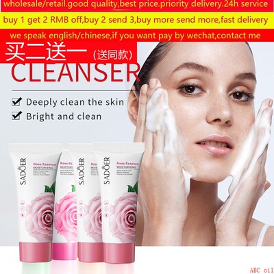 Rose Cleansing Gel Face Cleanser Blackhead Removal wash foam