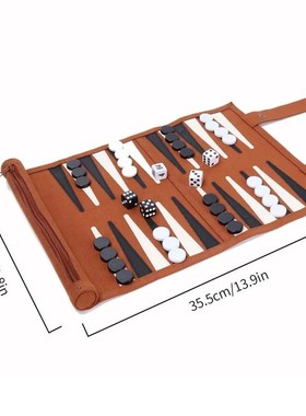 Chess Backgammon Board Game Travel Set Chess Board Set Strat