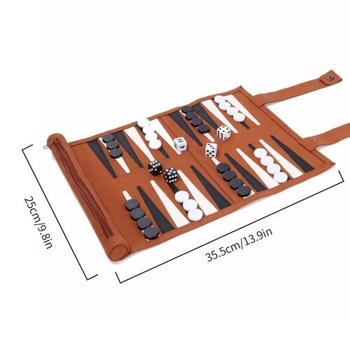 Chess Backgammon Board Game Travel Set Chess Board Set Strat