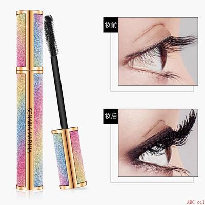 3D Eyelash Mascara Waterproof Fast Dry Black Lengthening Las