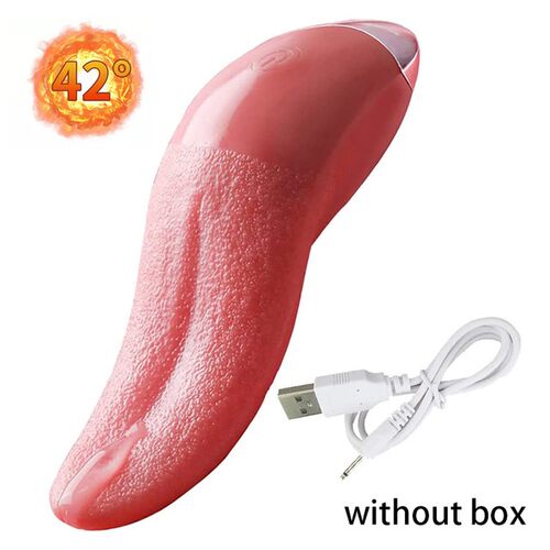 10 Mode Heating Tongue Licking Vibrator Mini G-spot Sex Toys