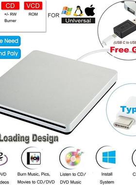SuperDrive USB Type-C External DVD CD Burner Drive Rewriter