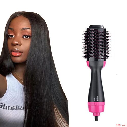 Hair Dryer Hot Air Brush Styler Volumizer One Step Curler梳