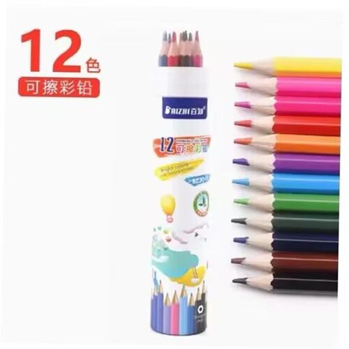 Oil colored pencil students draw 48 color pencils by hand