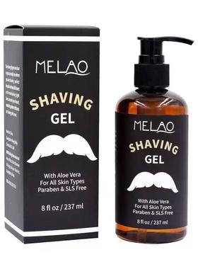 MELAO SHAVING GEL Soften beard Clean moisturize 237ML
