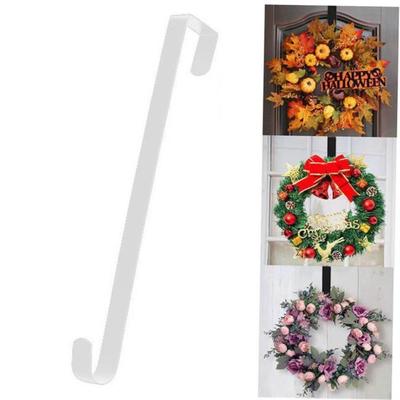 Wreath Hanger for Front Door - Halloween Christmas Easter De