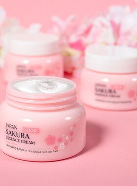 LAIKOU Sakura Essence Face Cream莱蔻日本樱花面霜保湿补水正品