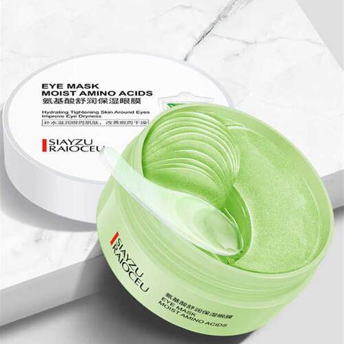 60 Pcs Avocado Collagen Mask Natural Moisturizing Gel Eye Pa