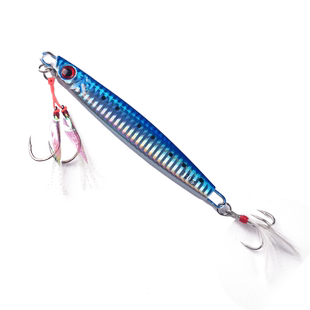 慢摇船钓深海钓带鱼鲅马鲛快抽远投夜光铁板路亚假饵岸抛黄鲣金枪