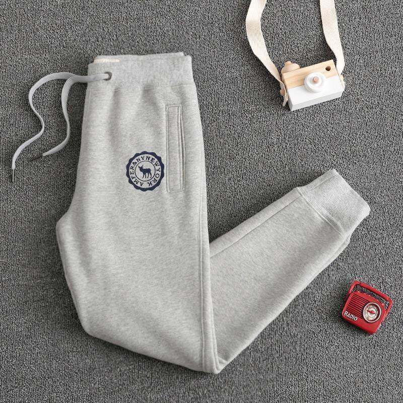 2025新款德国工艺！休闲运动裤男女秋冬季加绒保暖纯棉束脚卫裤男