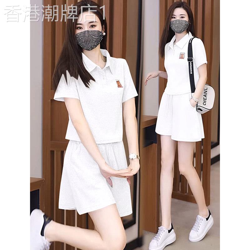 2026夏季新款小个子穿搭一整套装女休闲运动服时尚短袖短裤两件套