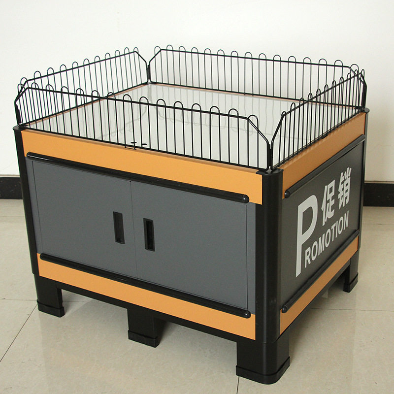 超市促销台特价台商场促销车甩货花车堆头展示台特价车加厚