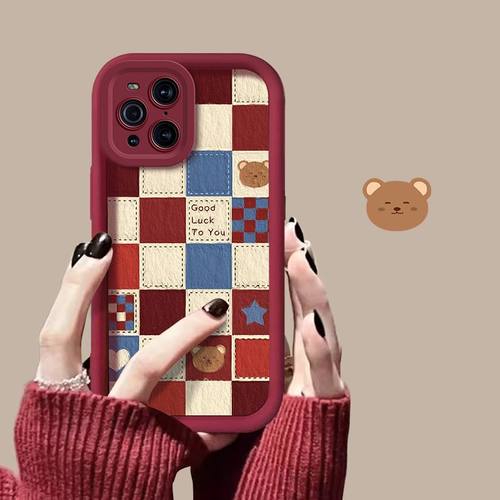 砂包硅F熊手O小P子卡通手机壳