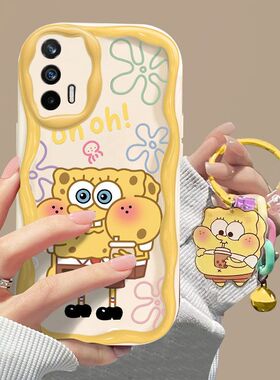 realmegtneo闪速版手机壳rmx3350软oppo真我gtneo保护套5g镜头全包防摔rmx3031卡通realme gt可爱rmx2202女款