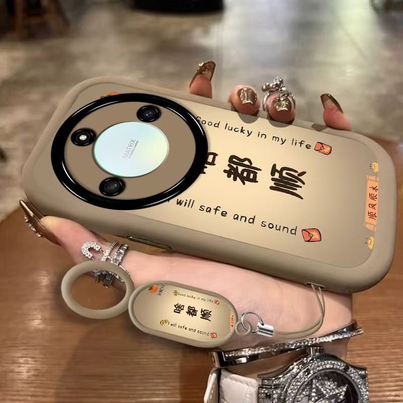 适用华为荣耀x40手机壳文字rmo-anoo软硅胶honor x40i保护套5g镜头全包防摔dio一an00个性创意荣誉x40gt女款