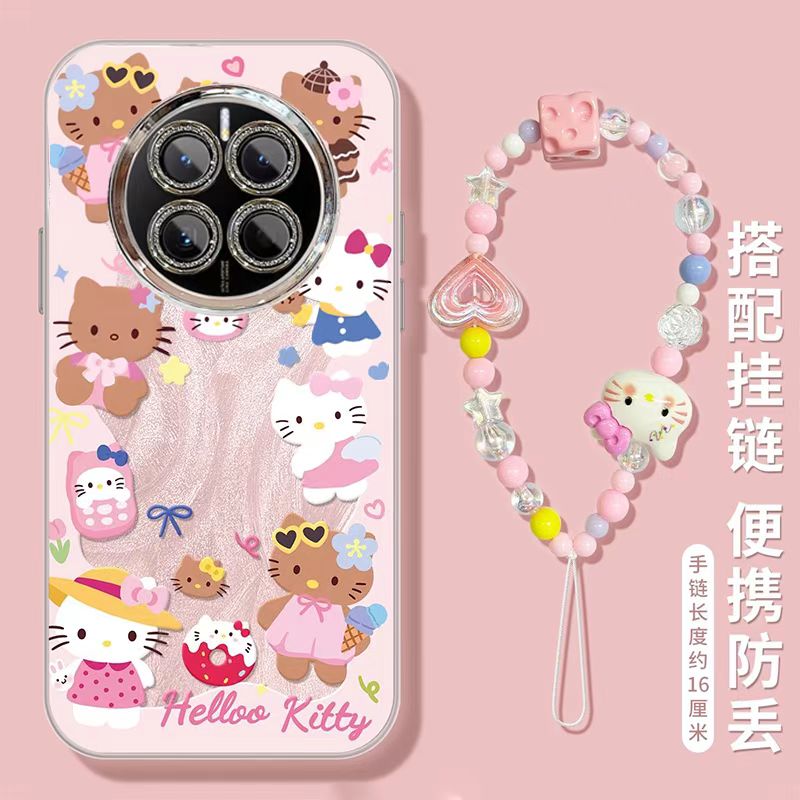 适用华为mate50手机壳cet-aloo软硅胶mt50pro保护套全包边防摔dco一al00个性创意meta50e卡通可爱CETAL60女款