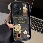 创意viv0y76s卡通v2156a磨砂丫77女款 vivo y77手机壳V2219A软硅胶vlvoy77e保护套5g镜头全包防摔V2166BA个性