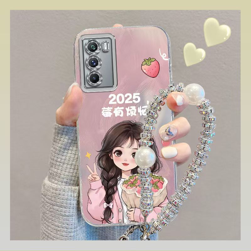 vivo iqooneo5手机壳v2055a软硅胶iqneo5s保护套5g全包边防摔v2154a个性创意lqooneo5s卡通iq00neo5网红女款