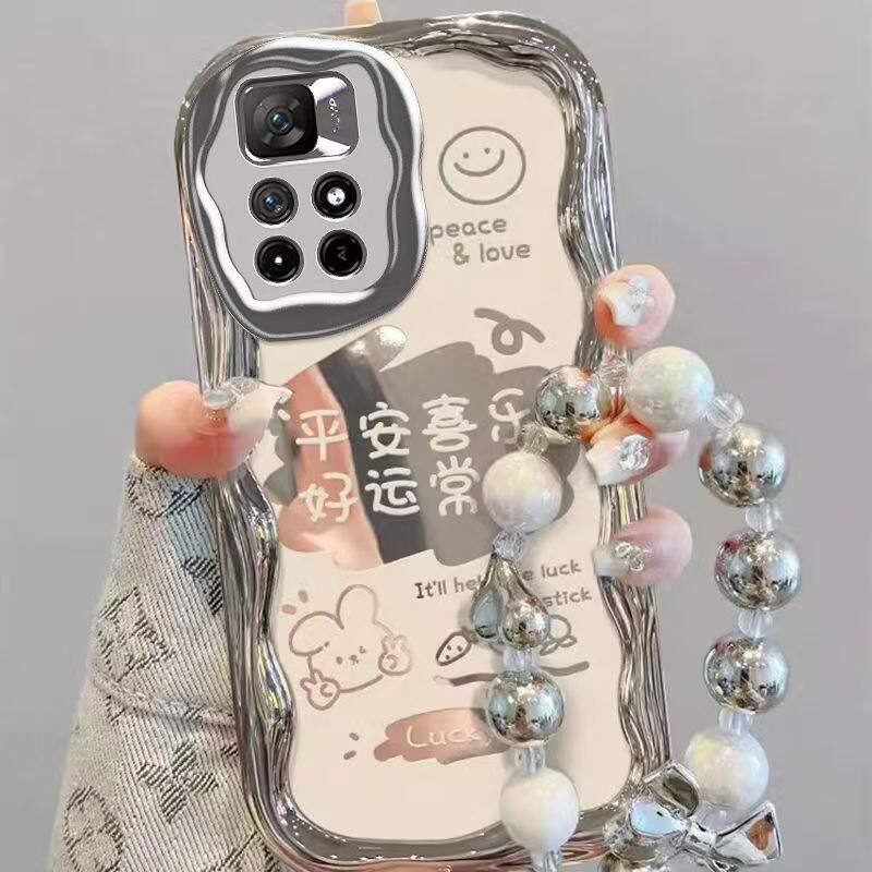 红米note11pro手机壳电镀redminote11软nt11pro+保护套5g镜头全包防摔小米n0te11tpro个性创意11tpro卡通女款