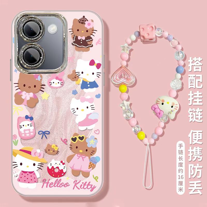 vivo y100手机壳v2313a软硅胶vlvoy100i保护套5g镜头全包防摔V2279A个性创意viv0y100卡通可爱vivo丫100l女款