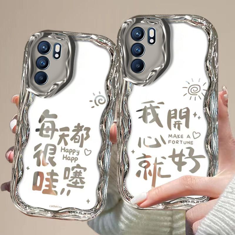 oppo reno6手机壳文字peqmoo电镀软硅胶opreno6pro保护套5g镜头全包防摔pepm00个性创意opopreno6por可爱女款
