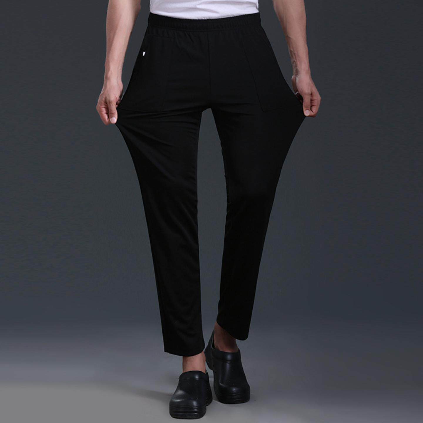 厨房厨师工作裤男酒店服务员保洁