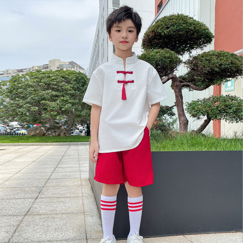 六一儿童表演服装中国风