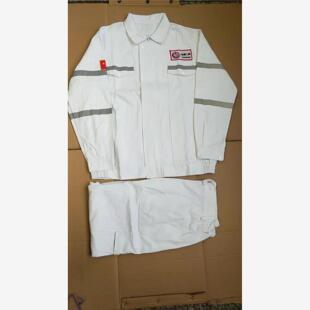 中海油纯棉工作服灰色耐脏电焊工服白色黑色防烫阻燃蓝色船厂工衣
