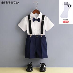 儿童男童礼服套装 英伦风主持人走秀钢琴演出服夏季 花童服装 小西装
