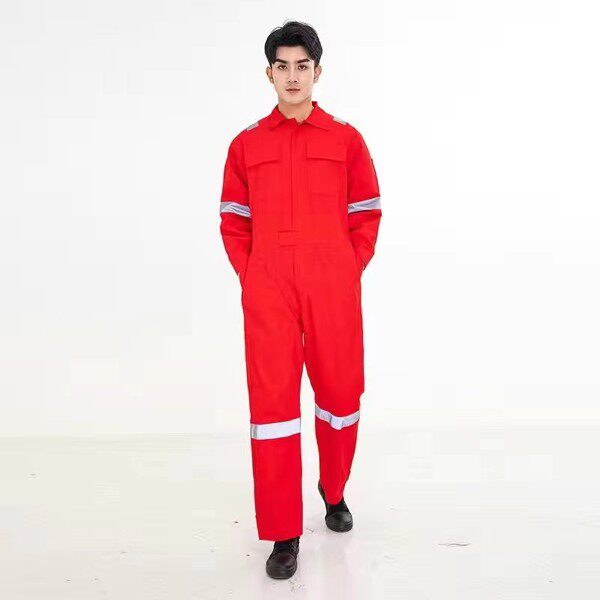 纯棉长袖连体工作服套装
