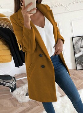 2020 Autumn Winter Women Coats 5XL Plus Size Long Wool