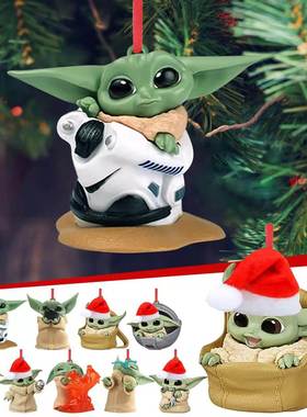 Baby Yoda Cute Christmas Ornaments Star Wars Movie Periphera