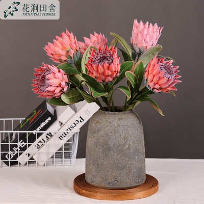 仿真帝王花高档家居花艺
