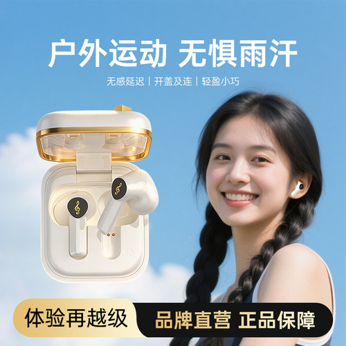 KGKE蓝牙耳机5.3无线半入耳式长