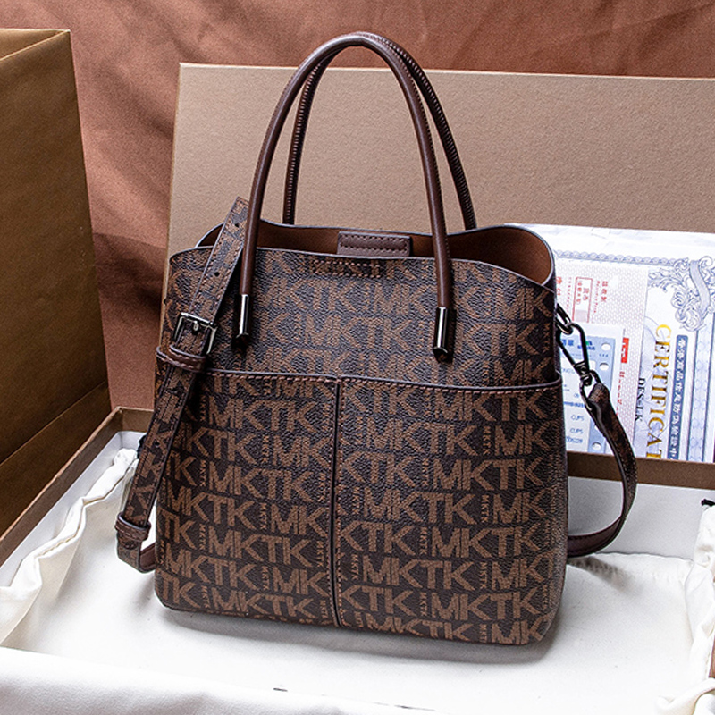 CITEX LV官方旗舰店轻奢MK女士水桶包女2025新款通勤手提包包时尚