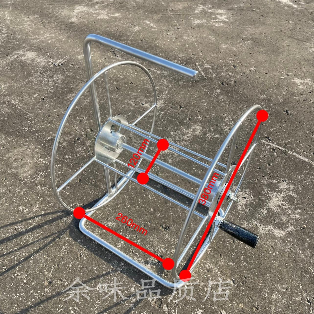 卷线盘空盘绕线盘铁盘电线收纳盘收绳子铁丝收线器卷钢丝金属卷管