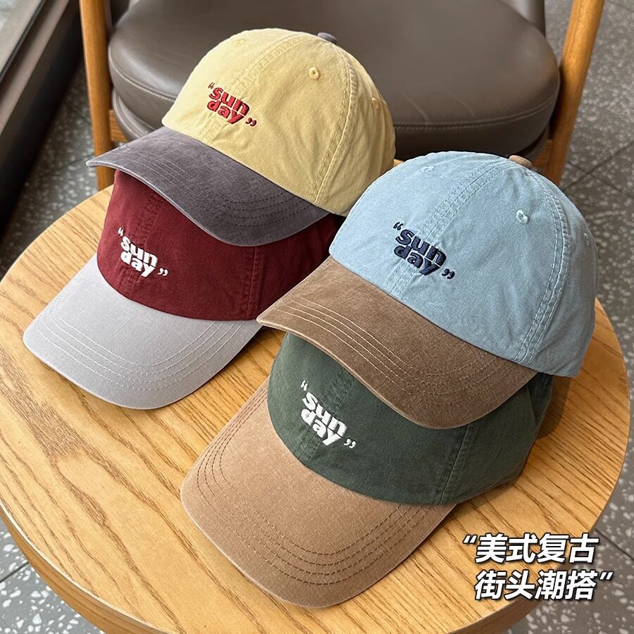 撞色棒球帽帽子春款女时