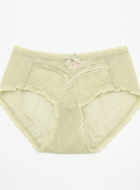 奥丽侬蕾丝内裤女OK3772性感透气大码中腰平角裤OW8771 8772