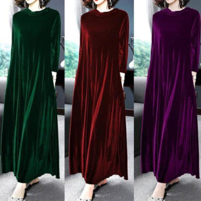 womenclothes跨境金丝绒